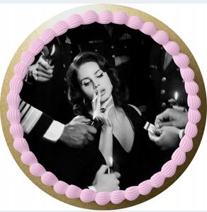 Lana Del Rey Essbar Tortenaufleger Torte Tortenbild Zuckerbild Premium 0,6mm (LDL01)
