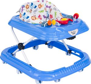 Tobi Gehfrei Lauflernhilfe Lauflernwagen Babywalker mit Spielset Blau