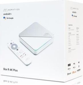 Odtwarzacz multimedialny Homatics Box R 4K Plus Android TV (4K UHD, HDR, WiFi 6, Bluetooth, pilot głosowy)