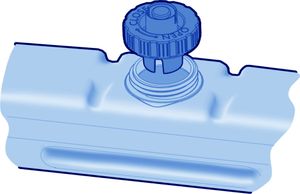 Dimplex Wassertank, Farbe: Blau. Für Chesford und Faber Hemmet (Opti-myst)
