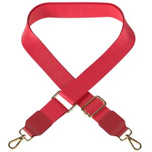 EAZY CASE Taschengurt für alle Taschen, Schultergurt, breiter Taschenriemen für Umhängetaschen, verstellbar Bodybag mit Riemchen in Rot