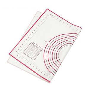30x40 cm Silikon Backmatte Kneten Teigpolster Küchenbackkochkochwerkzeug-Rot