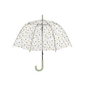 Esschert Design Regenschirm Automatik transparent mit Bienenmuster Ø 83 cm