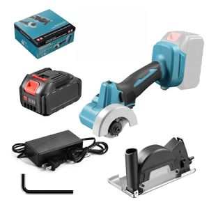 Akku Mini Handkreissäge,Mini Circular Saw,Fortgeschrittener bürstenloser Motor,mit 1 Digitalanzeige Akku,für Sägenholz, Keramikfliesen, Kunststoffe
