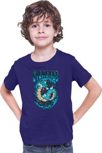 Gyarados Kinder T-shirt Anime Manga Japan Comics Animation, 7-8 Jahr - 128 / Dunkelblau