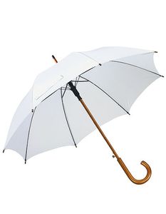 Deštník Printwear Automatic Wooden Stick Umbrella Boogie SC31 White Ø cca 103 cm