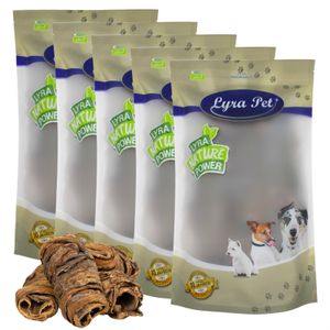 5 kg Lyra Pet® Wrap aus Rinderlunge und Strossen