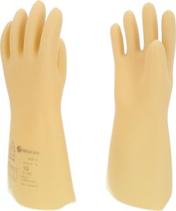 KS TOOLS Elektriker-Schutzhandschuh mit Schutzisolierung Größe 10 Klasse 2 weiß - 117.0057