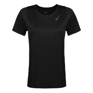 Nike W Nk Df Race Top Ss Black/Reflective Silv Xl