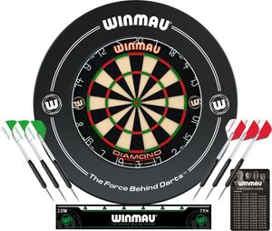 Winmau Dartboard Surround Set Diamond Plus | Dartscheibe Dart Scheibe Darts