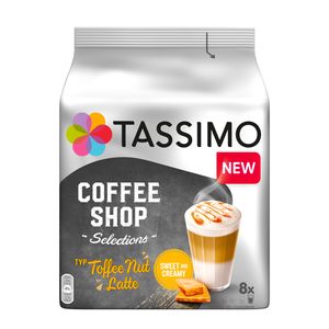 Tassimo Coffee Shop Selections "Toffee Nut Latte" | 8 T Discs, Kaffeekapseln