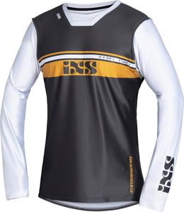 IXS Trigger 2.0 Motocross Jersey Farbe: Dunkelgrau/Weiß, Grösse: S