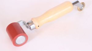 Profi Andrückrolle 45 mm Silikon mit Messing Andrückwalze 5 mm Andrück Rolle