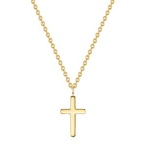 Kette mit Anhänger Edelstahl gelbgold