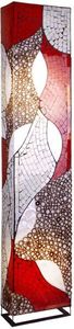 Deko-Leuchte Marius, hohe Stehlampe aus Capiz und Glas-Mosaik-Steinen, Grösse:ca. 150 cm