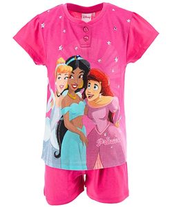 Schlafanzug kurz Disney Princess Pink 116 cm