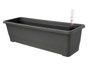 Nohel Garden Truhlík BERGAMOT samozavlažovací plastový Barva: Antracit, Šířka: 60 cm