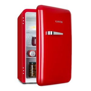 Klarstein Audrey mini - lednice, kompresní chlazení, 0-10 °C, 70 l, červená