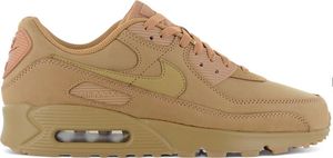 Nike Air Max 90 Premium - Męskie buty sportowe skórzane brązowe FZ5102-299 , EU 43 US 9.5