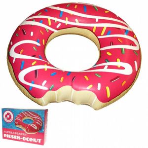 Donut mit Biss Schwimmring Schwimmreifen Luftmatratze Badeinsel 120 CM NEU 