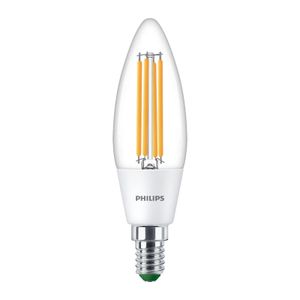 Philips LED E14 B35 Leuchtmittel 2,3W 485lm 3000K warmweiss 3,5x3,5x12,5cm