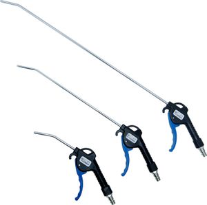 3tlg Druckluftpistole 110-300-500mm, Druckluft Ausblaspistole Satz 1/4"luftpistole für kompressor, 8 bar max.