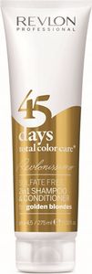 Revlon 45 Days Golden Blondes Szampon i odżywka podtrzymująca kolor, 275ml