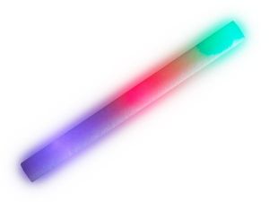 LED Leuchtstäbe Blinkstäbe aus Schaumstoff Glow Sticks im Set - ideal für Partys, Konzerte, Festivals & Events, Farbe wählen:multicolor, Menge wählen:12 Stück