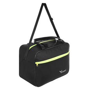 Handgepäck Reisetasche 40x20x25 cm ideal geeignet als kleines Bord-/ Kabinen-/ Handgepäckstück für Flüge mit z.B. Ryanair in Neongelb/Schwarz von Granori