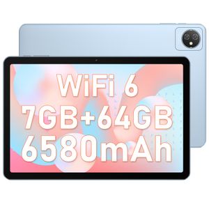Blackview Tab 8 WiFi 10,1 palcový tablet, 7(4+3) GB RAM+64 GB ROM (TF 1TB), 13MP+8MP fotoaparát, osmijádrový, Android 12, 6580mAh baterie, BT5.0 modrá