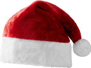 Weihnachtsmütze dunkelrot - rot