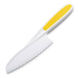 Zenker Haribo Messer aus Kunststoff  Küchenmesser mit Wellenschliff für Erwachsene und Kinder  Kindermesser im Haribo-Design