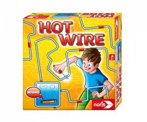 Noris 606060172 Hot Wire, das bekannte Geschicklichkeitsspiel für die ganze Familie (Batterien nicht im Spiel enthalten), ab 3 Jahren
