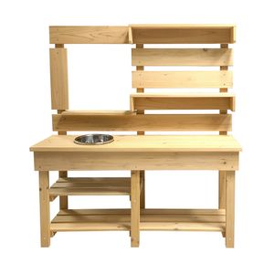HOME DELUXE - Matschküche MANDU - Maße: 103 x 35 x 110 cm - aus Tannenholz, inkl. komplettem Zubehör I Spielküche Outdoor Spielzeug Kinderküche Outdoorküche HOME DELUXE - Matschküche MANDU - Maße: 103 x 35 x 110 cm - aus Tannenholz, inkl. komplettem Zubehör I Spielküche Outdoor Spielzeug Kinderküche Outdoorküche
