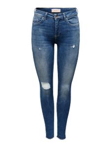 Only Jeans Damen ONLBLUSH MID SK AK RW DT Größe M/30, Farbe: 264037 Dark Medium Blue D
