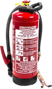 Feuerlöscher ABC-Pulver PSE 6 GA, Gloria, Schlagkopf, ÖNORM EN 3, Löschpulver 6 kg