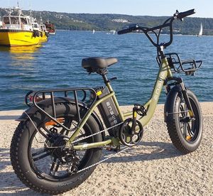 ENGWE L20 E-Bike City E-Bikes & E-Hollandräder Elektrofahrrad mit 20'' ×4.0'' Fat Tire, 48V 13Ah herausnehmbarer Akku Range 40-120 km ebike, 7-Gang-Al