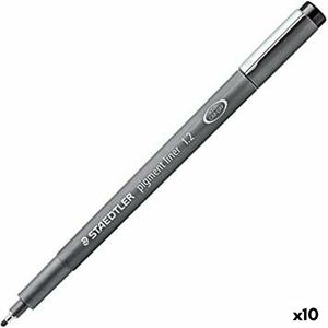 STAEDTLER Pigment Liner 308, czarny, cienki, czarny, szary, okrągły, tusz pigmentowy, 1,2 mm