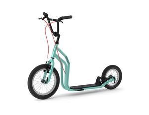 Yedoo Roller Tretroller New City Scooter Roller Luftbereifung 16" vorne 12" hinten lightblue #y-city-lightblue