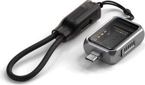 Satechi Mini NVMe SSD kryt, SSD na USB-C, 10 Gb/s, dokovacia stanica, vesmírne sivá