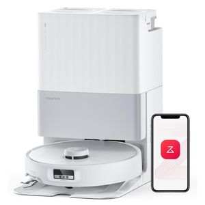 Roborock Qrevo Edge Staubsauger Roboter 18500 Pa(VS Qrevo curv), Dual Anti-Tangle-System, AdaptiLift Chassis, FlexiArm Design™, "Hello Rocky"