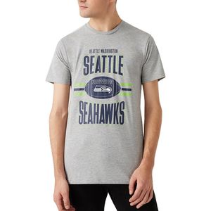 New Era - NFL Seattle Seahawks Football T-Shirt - Grau : Grau XL Farbe: Grau Größe: XL