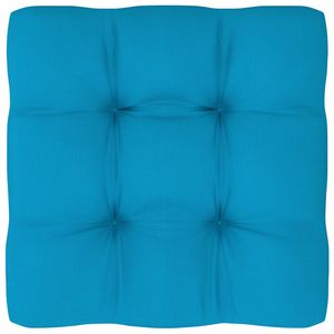 Prolenta Premium  Palettensofa-Kissen Blau 60x60x10 cm