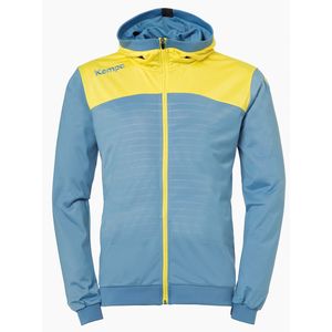 Kempa Emotion 2.0 Hood Jacke dove blau/limonengelb 4XL