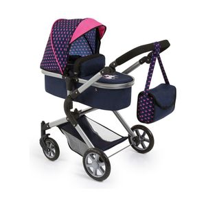 Puppenwagen City Neo blau/pink mit Einhorn