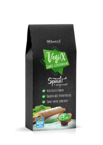 500g VegiX regionales Weizenmehl 550 mit Spinatpulver für natürlich grünen Teig und besonderen Geschmack!