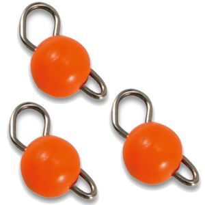 Paladin Tungsten Cheburashka flexibler Jigkopf - 3 Jigheads, Gewicht / Farbe:1.5g / orange