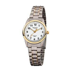 Regent Titan Damen Uhr F-428 Quarzuhr Armband grau silber gold D2URF428