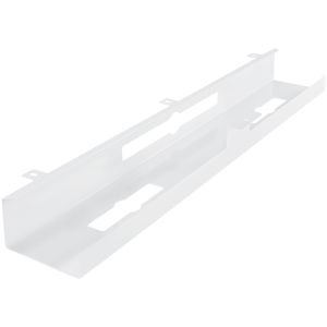 Kablowy  ® 80x7x13 cm stół kablowy biały korytko kablowe korytko proszkowe | Amstyle