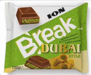 BREAK Dubai Schokolade mit Pistazienfüllung und Kataifi-Nudeln 100g